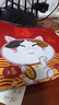 小號鼠標墊方向可愛(ài)呆萌小動(dòng)物圖案女生電腦桌墊學(xué)生書(shū)桌辦公桌墊 招財貓 尺寸260*210*2mm 曬單實(shí)拍圖