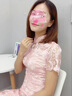 蔻伊婭改良旗袍連衣裙女2025年新款夏季中國風(fēng)禮服裙子年輕款氣質(zhì)A字裙 香檳色 短款 XL 曬單實(shí)拍圖
