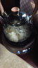 全度玻璃提梁壺家用小型電陶爐煮茶器燒水壺大容量保溫玻璃茶壺 提梁壺（煙灰色）+康米電陶 曬單實(shí)拍圖