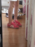 adidas「T頭鞋」VL COURT復古休閑板鞋德訓鞋男女阿迪達斯輕運動(dòng) 淺猩紅/暖香草色/黃色   38 曬單實(shí)拍圖