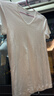 三槍?zhuān)═HREEGUN）T恤男士打底衫新疆純棉彈力輕薄V領(lǐng)內穿螺紋針織全棉男士短袖 【2件裝-純棉】白色+白色 L (170) 【推薦110-125斤】 曬單實(shí)拍圖