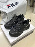 FILA 斐樂(lè )男鞋老爹鞋休閑5代貓爪復古運動(dòng)鞋 黑色 -BK 43 曬單實(shí)拍圖