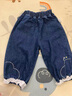 JELLYBABY[7A抗菌]女童牛仔褲秋季寶寶寬松燈籠褲小童休閑秋裝兒童褲子女孩 曬單實(shí)拍圖