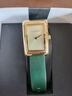 Calvin KleinCK手表方華款復古綠皮帶小方表女士腕表女神節新年禮物25200397 曬單實(shí)拍圖