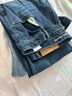 HLA海瀾之家牛仔褲25山不在高系列微彈中腰褲子男春季 曬單實(shí)拍圖