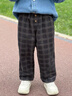 戴維貝拉（DAVE＆BELLA）男寶寶加絨長(cháng)褲燈芯絨男童褲子冬裝新款兒童格子褲小童休閑褲 蘇格蘭格紋【現貨】 110 cm（建議身高100-110cm） 曬單實(shí)拍圖