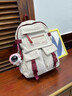 愛(ài)情海雙肩包女初中背包電腦包大學(xué)生旅行大容量帆布輕便書(shū)包女休閑時(shí)尚 曬單實(shí)拍圖