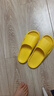 JOYTOUR旅行便攜拖鞋一次性可酒店家用防滑女士拖鞋洗澡涼拖鞋黃色38-39 曬單實(shí)拍圖