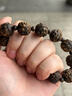 等妃高端男女士老料瑞獸白奇楠貔貅收藏雕刻沉香佛珠手串沉水級真品 棋楠：九分沉16*15mm*12顆*24g 曬單實(shí)拍圖