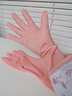 JCZS德國品牌洗碗手套女防水橡膠加絨冬季廚房耐用型刷洗衣衣服皮家用 粉色加絨款【1雙裝】 均碼 曬單實(shí)拍圖