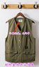 【高端戶(hù)外】中老年人男釣魚(yú)馬甲兩面穿春秋薄多口袋背心攝影 綠色 XL 曬單實(shí)拍圖