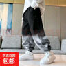 男童春秋裝褲子2025新款春秋兒童運動(dòng)褲炸街男孩大童衛褲痞帥潮 DS-HK13【黑色】 170cm 曬單實(shí)拍圖