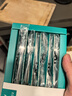 路卡酷（LUCUKU）304不銹鋼點(diǎn)心簽水果叉 精致食品級小吃簽蛋糕月餅叉子6支裝 曬單實(shí)拍圖