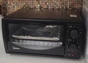美的（Midea）10L家用多功能小型電烤箱 均勻烘烤/輕巧不占地/廣域控溫/菜單指引 T1-108B二代 曬單實(shí)拍圖