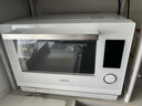 東芝（TOSHIBA）【國家補貼20%】白珍珠水波爐高奢款家用微波爐烤箱微蒸烤炸燉一體機蒸烤箱28L觸控彩屏YD95CNW 曬單實(shí)拍圖