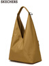 斯凱奇（Skechers）情侶款單肩包斜挎包托特包時(shí)尚休閑包百搭大容量包L124U140 銅褐色/04C9 大包 曬單實(shí)拍圖