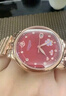 瑞士浪琴手表女士時(shí)尚奢華自動(dòng)機械表鏤空防水夜光名牌專(zhuān)用女腕表 L520鋼帶款玫金紅面 送手鏈 曬單實(shí)拍圖