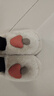 百慕傾臣可愛(ài)蘑菇棉拖鞋女秋冬季新款毛絨保暖厚底防滑室內家居月子棉鞋男 米色 38-39 適合37-38（內長(cháng)240mm） 曬單實(shí)拍圖