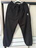 太平鳥(niǎo)男裝錐形垂順舒適字母刺繡休閑褲 B2GME3279 黑色1 31 曬單實(shí)拍圖