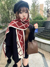 MELENDA KAMAR圍巾女2025新款冬季高檔圍脖加厚保暖披肩新年生日禮物送女友老婆 【紅配米】輕奢送女朋友實(shí)用老婆 曬單實(shí)拍圖