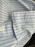 優(yōu)衣庫女裝全棉條紋襯衫/長(cháng)袖襯衣薄外套25秋冬新款479079 61 水藍色 M /160/84A 曬單實(shí)拍圖