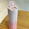 星巴克（Starbucks） 杯子保溫杯櫻花粉不銹鋼保溫杯大容量高顏值男女士送禮禮物 曬單實(shí)拍圖