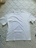 布先生280g重磅廓形小白T恤長(cháng)絨棉男士純棉短袖白色打底衫GT01318 【重磅T-廓形2025版】皓月白 XL (180) 曬單實(shí)拍圖