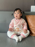 馬卡樂(lè )【孕媽有禮】嬰幼兒童春季純棉連體衣爬服休閑睡衣哈衣 粉色 90cm 曬單實(shí)拍圖