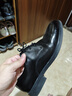 京東京造【頭層牛皮】皮鞋男面試正裝鞋光面系帶真皮婚鞋金猴生產(chǎn)黑色44 曬單實(shí)拍圖