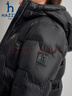 哈吉斯（HAZZYS）童裝男女童鵝絨羽絨服2025冬季新款蓄熱抑菌保暖外套 月影灰 130 曬單實(shí)拍圖