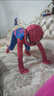 凌卡戚蜘蛛俠衣服兒童連體緊身衣男孩玩具男童套裝表演萬(wàn)圣節COS服 新款蜘蛛+頭套 140碼(身高130-140cm) 曬單實(shí)拍圖