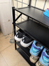 小匠材簡(jiǎn)易鞋架免安裝楠竹家用門(mén)口宿舍多層折疊收納置物架子黑色5層70 曬單實(shí)拍圖