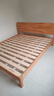 林氏家居全實(shí)木床1.8米x2米雙人床主臥室大床原木風(fēng)床架單人床PK13A 曬單實(shí)拍圖