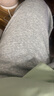 凡客誠品（VANCL）官方店華棉休閑直筒褲四季可穿長(cháng)褲子男女同款寬松闊腿 麻灰色單層華棉直筒褲 L /115斤 曬單實(shí)拍圖