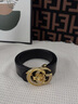 保羅美思得奢侈品皮帶男士新款真皮鱷魚(yú)褲腰帶內穿平滑內扣生日禮物送老公友 金扣黑帶 不露尾高檔輕奢商務(wù)百搭休閑時(shí)尚【藍色禮盒】 120cm 其他長(cháng)度聯(lián)系客服備注 曬單實(shí)拍圖