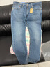 Levi's李維斯冰酷系列男士502經(jīng)典錐形美式復古休閑藍色牛仔褲 中藍色 34 (32) 曬單實(shí)拍圖