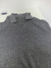 優(yōu)衣庫女裝可機洗羅紋半開(kāi)領(lǐng)針織衫/毛衣25秋冬新款480414 08 深灰色 M 曬單實(shí)拍圖