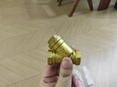 埃美柯Y型過(guò)濾器黃銅加厚回水系統排污過(guò)濾增壓水泵自來(lái)水冷熱水閥門(mén)607 DN15=4分 Y型過(guò)濾閥 曬單實(shí)拍圖