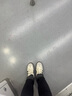 他她（TATA）復古板鞋女平底德訓鞋阿甘休閑鞋 米白/灰/黑 35 曬單實(shí)拍圖