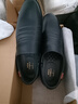 蜻蜓牌正品男士真皮鞋商務(wù)正裝軟皮鞋韓版休閑內增高軟底耐磨黑色牛皮鞋 【平跟】黑色 41 曬單實(shí)拍圖
