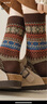 BAIWIFE法國柏芙秋冬復古襪子女無(wú)骨民族風(fēng)勃肯鞋中筒襪潮流精梳棉運動(dòng)襪 禮盒裝： 混搭款一 6雙 均碼 曬單實(shí)拍圖