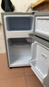 華寶小冰箱小型家用出租房用冷藏冷凍兩用一級能效節(jié)能省電迷你宿舍寢室辦公室二門電冰箱 【店長推薦】48L銀色【三天不到一度電】 曬單實(shí)拍圖