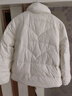 雅鹿2025新款輕薄羽絨服女舒適大碼簡(jiǎn)約百搭短款立領(lǐng)潮流寬松女士外套 米色 L 推薦120-140斤 曬單實(shí)拍圖
