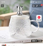 玻璃杯帶蓋勺小熊杯玻璃杯ins風(fēng)可愛(ài)水杯女生高顏值帶蓋勺辦公室 小熊杯1套【+蓋子+勺子】 曬單實(shí)拍圖