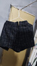 絲柏舍格子休閑褲2025秋裝新款女裝小香風(fēng)不規則排扣裝飾短褲 曬單實(shí)拍圖