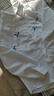 羅蒙（ROMON）小鳥(niǎo)刺繡清新亞麻長(cháng)袖襯衫男士春秋季薄款寬松休閑棉麻襯衣外套 白色 M 曬單實(shí)拍圖