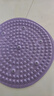 SMOOKY指壓板腳底按摩腳墊穴位疏通腳心指壓板仿鵝卵石圓形墊慢跑 優(yōu)雅紫【圓形直徑約55cm】 曬單實(shí)拍圖