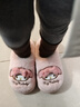 Hello Kitty兒童棉拖鞋冬季加絨保暖女孩室內防滑居家鞋親子25037粉色30-31 曬單實(shí)拍圖
