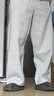 優(yōu)衣庫合作款男裝女裝寬松運動(dòng)長(cháng)褲休閑褲常規款479854 479854/03灰色 XL 曬單實(shí)拍圖