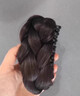 兩世歡丸子頭假發(fā)抓夾女自然蓬松花苞頭盤(pán)發(fā)神器麻花辮編發(fā)后腦勺假發(fā)圈 抓夾麻花花苞頭【棕黑色】 曬單實(shí)拍圖